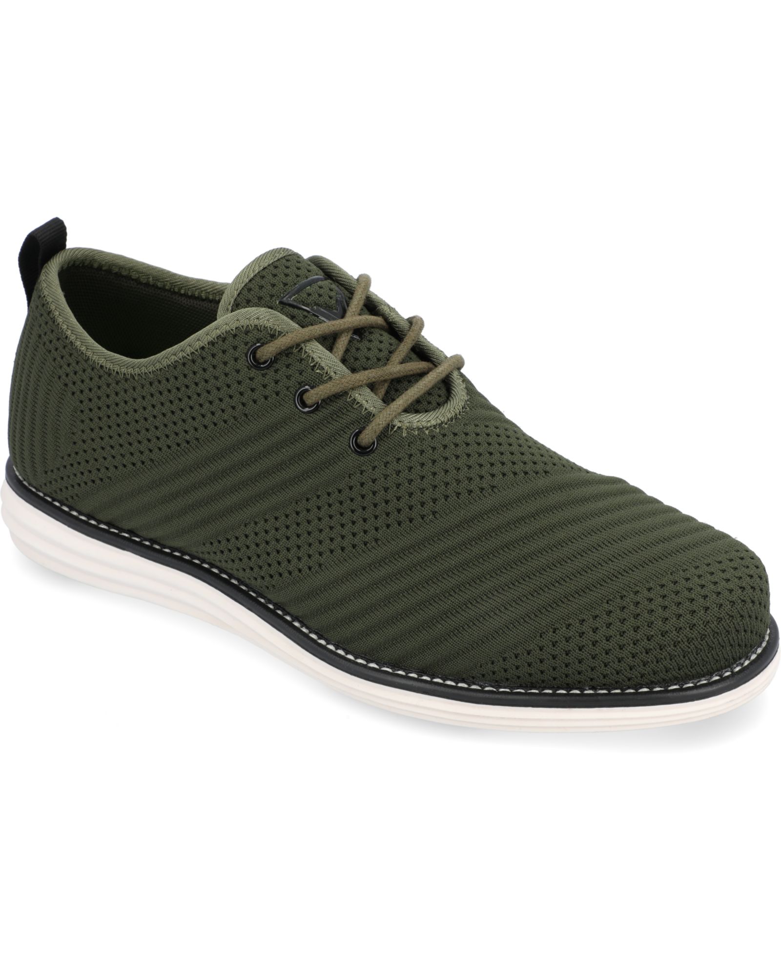 Vance Co. Men's Novak Tru Comfort Foam Knit Lace-Up Round Toe Dress Shoes