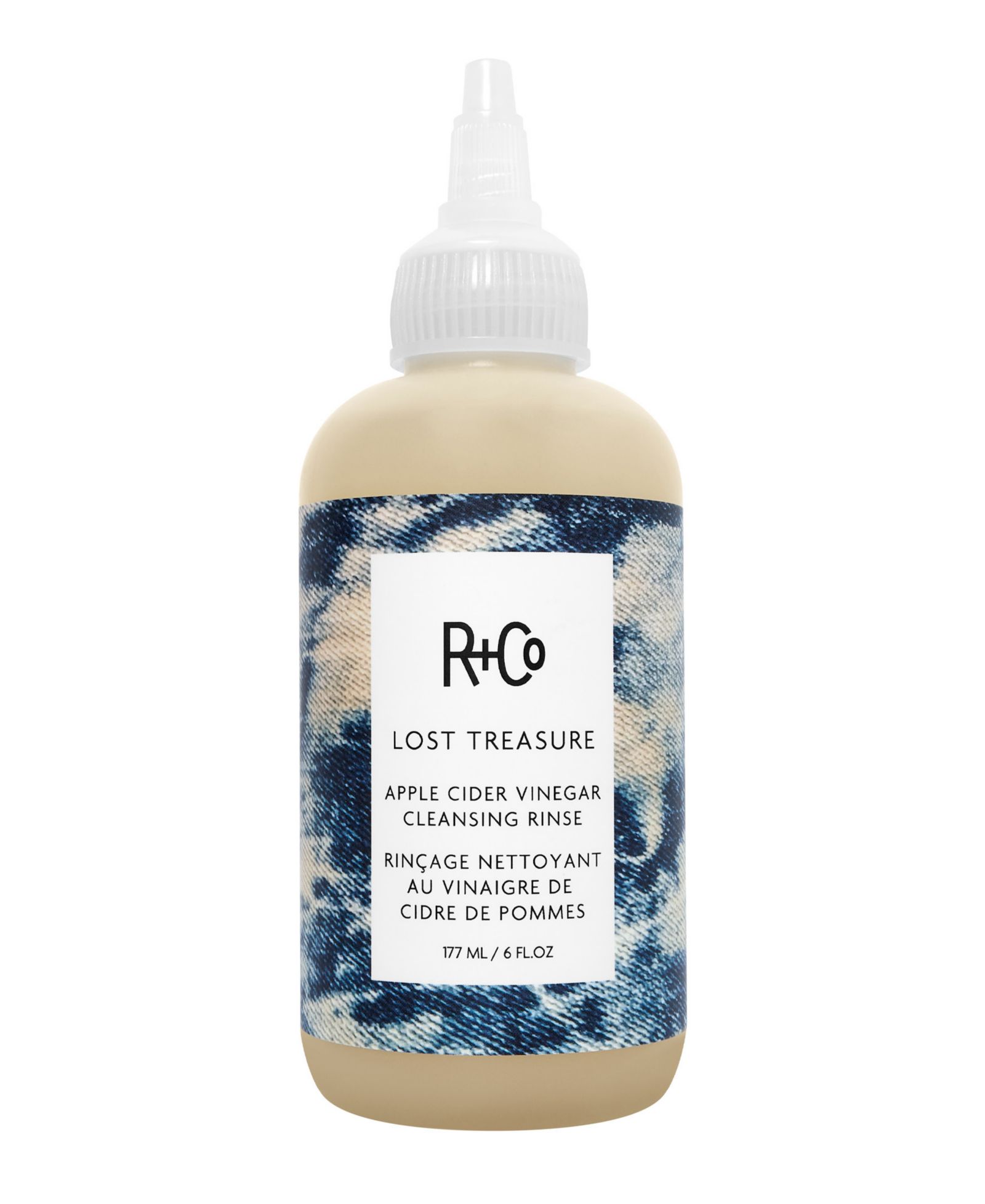 Очищающий ополаскиватель R+Co Lost Treasure с яблочным уксусом, 6 oz.