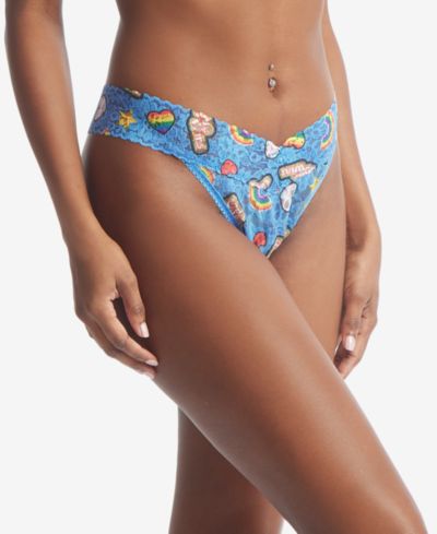 Женские трусики Hanky Panky Printed Daily Lace Original Rise Thong