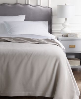 SFERRA Allegra Classic Twill Cotton Blanket, King