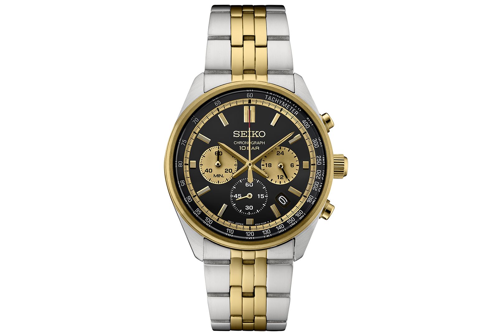 Муровские часы Seiko Chronograph Essentials Two-Tone Stainless Steel Bracelet, 42mm