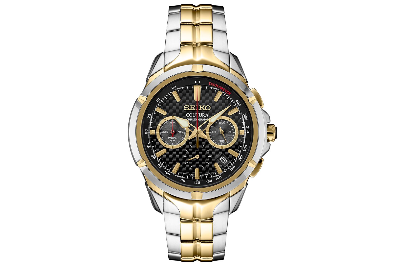 Seiko Men's Chronograph Coutura Two-Tone Stainless Steel Bracelet Watch 42mm