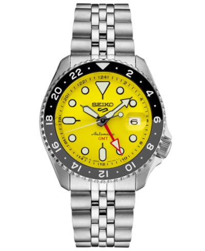 Seiko Men's Automatic 5 Sports Stainless Steel Bracelet Watch 43mm