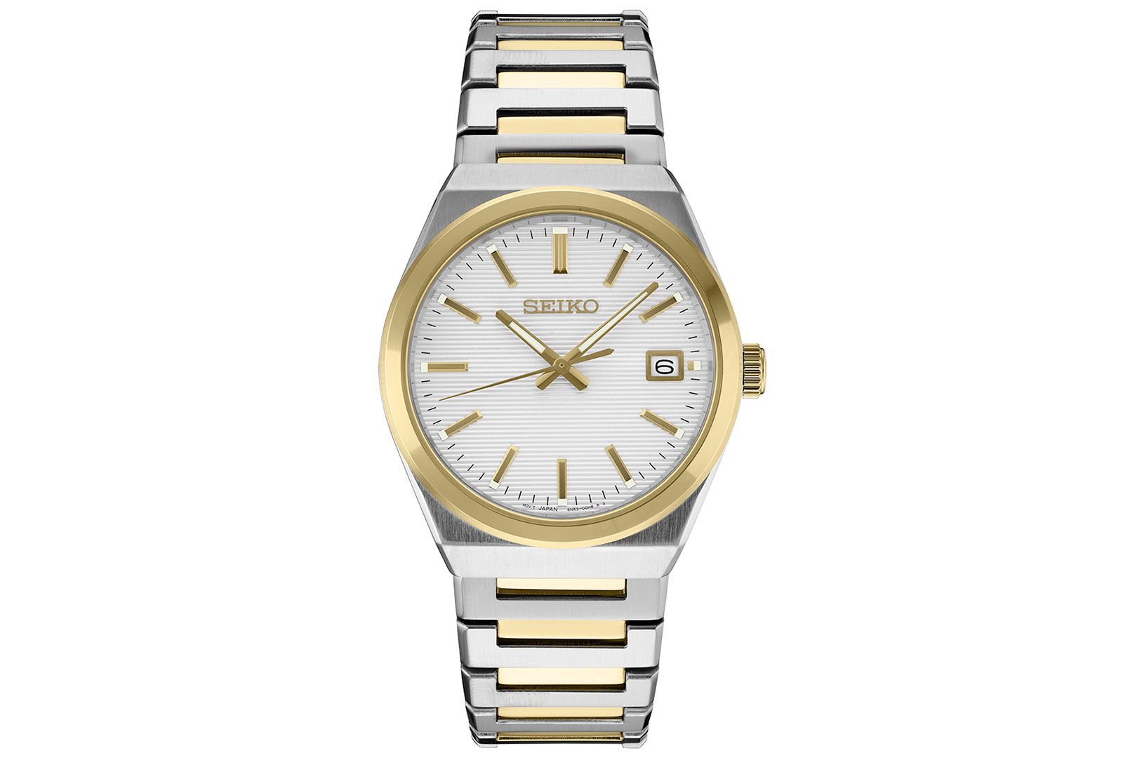Мужские часы Seiko Essentials Two-Tone Stainless Steel Bracelet 39mm