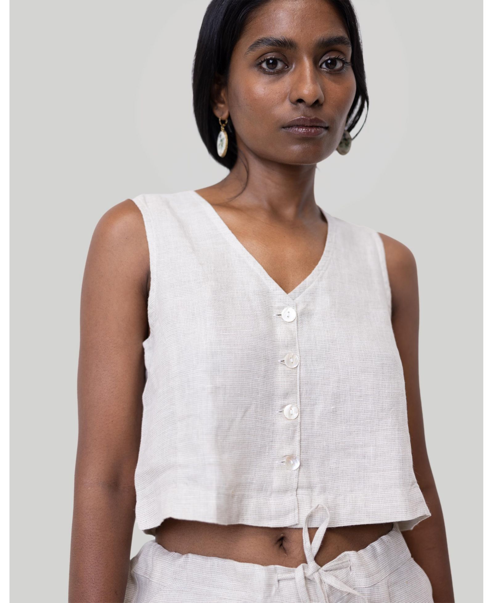 Reistor Women's Cropped vest shirt