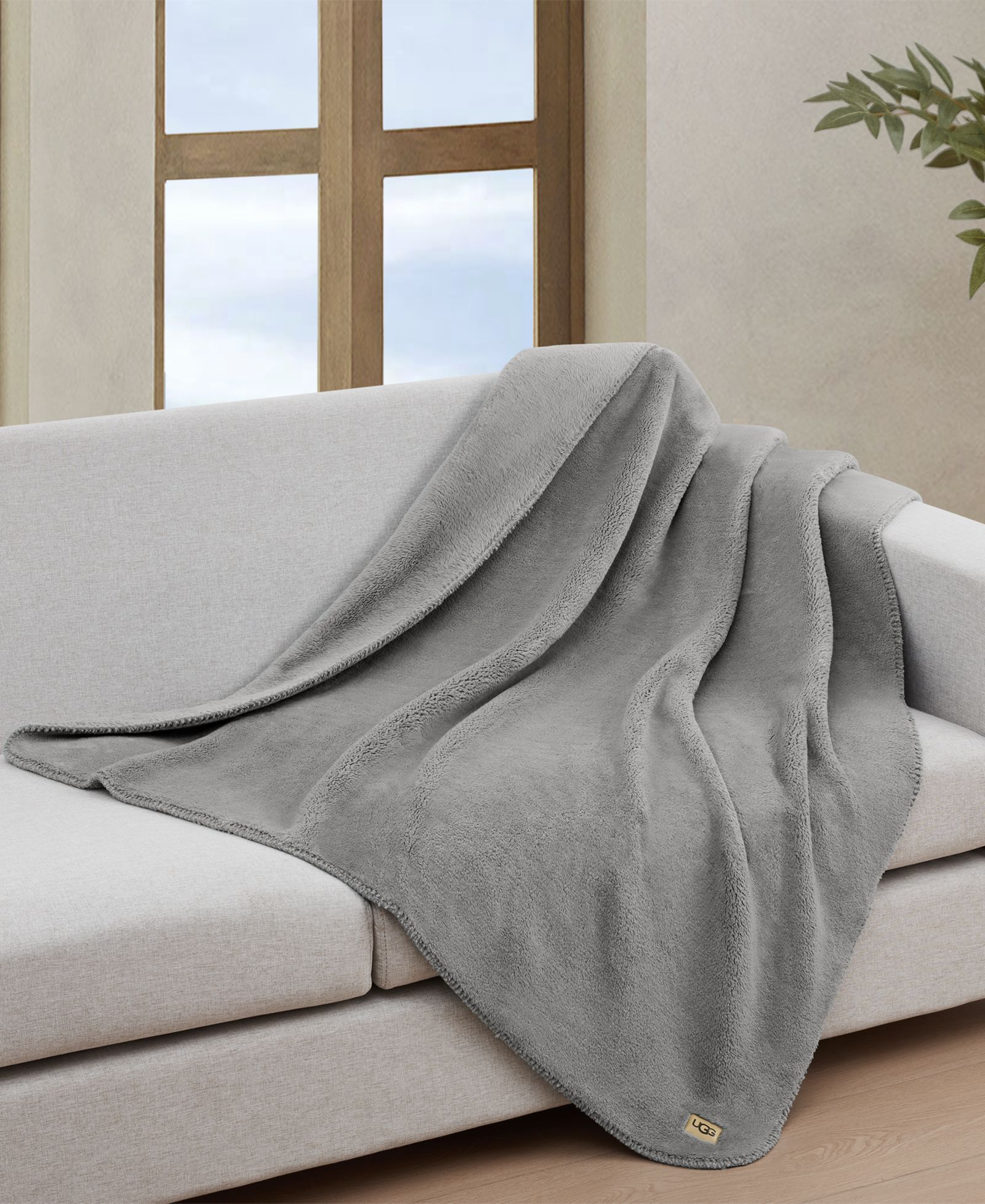 UGG® Saige Plush Throw, 50" x 70"