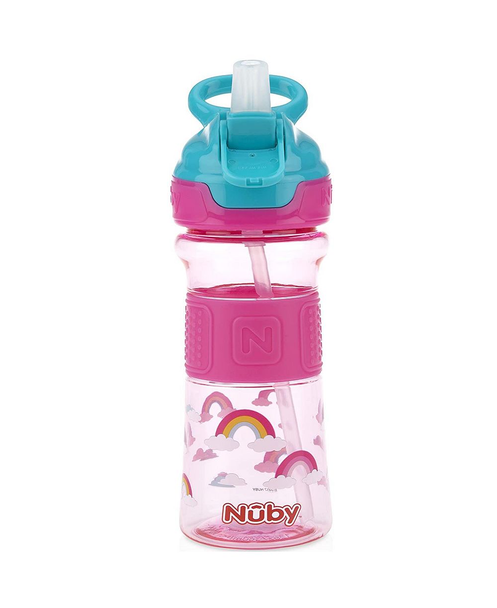 Бутылка для воды Nuby Thirsty Kids Pink 12 oz