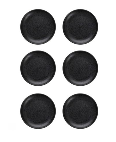 Fortessa Sound Midnight Coupe Bread & Butter Plates, Set of 4