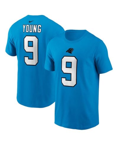Мужская футболка Nike Bryce Young Blue Carolina Panthers 2023 NFL Draft