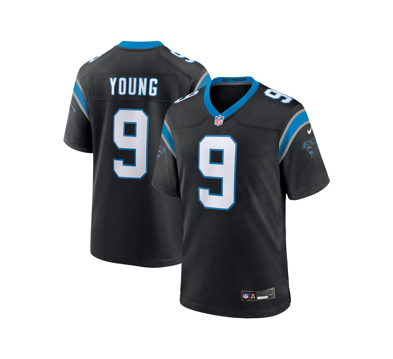 Nike Men's Bryce Young Carolina Panthers Team Game Jersey