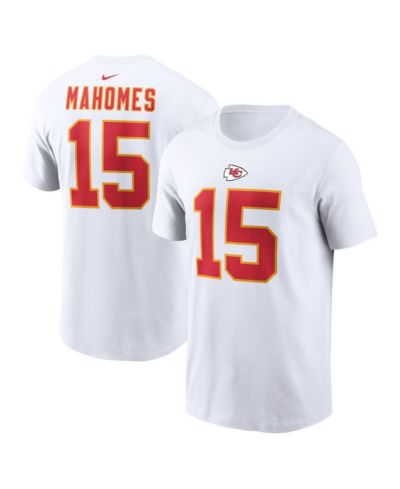 Мужская футболка Nike Patrick Mahomes White Kansas City Chiefs Player Name and Number