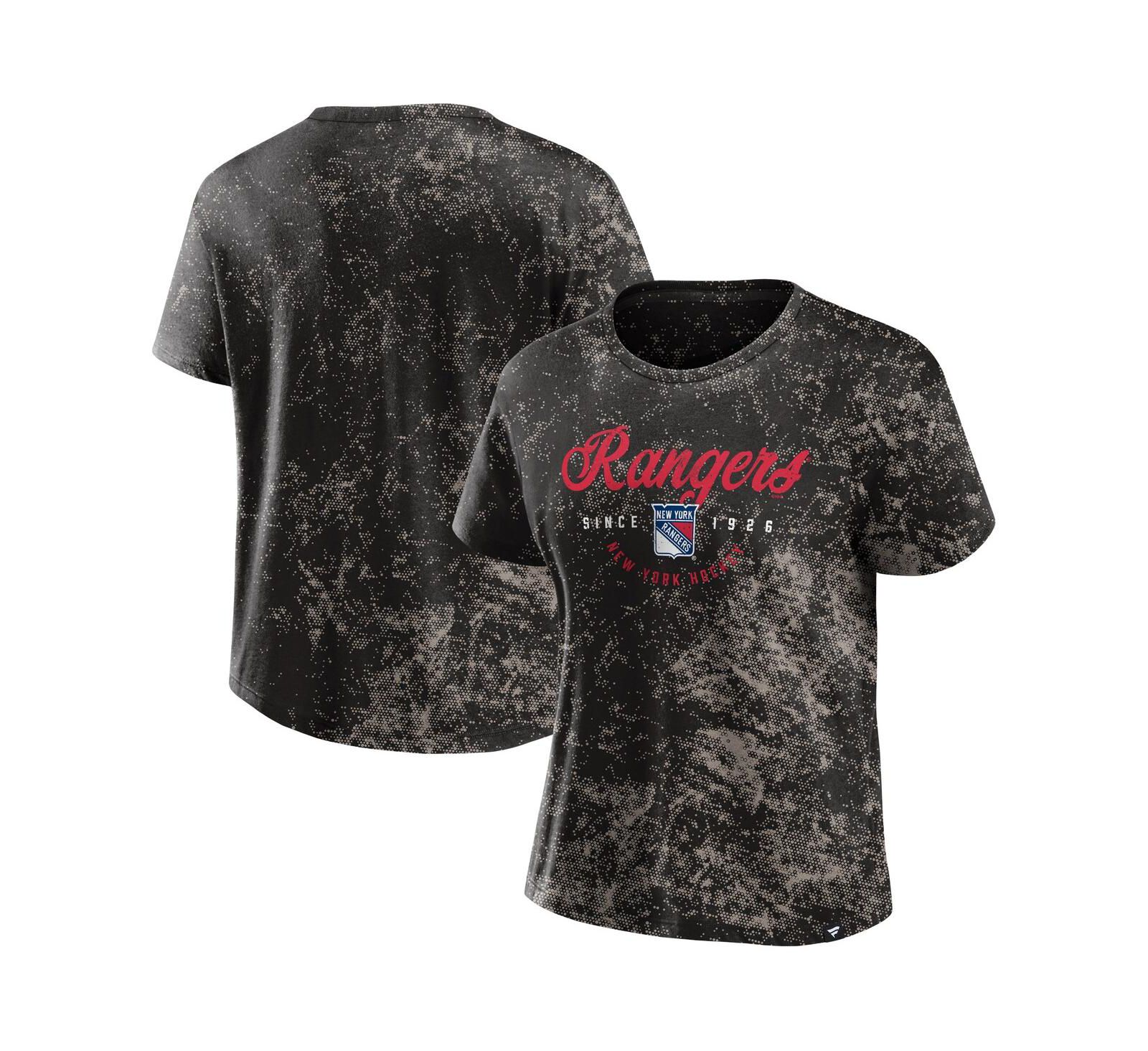 Fanatics Women's Black New York Rangers Breakaway T-Shirt