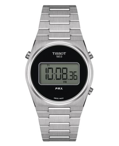 Унисекс часы Tissot Digital PRX Stainless Steel Bracelet Watch 35mm