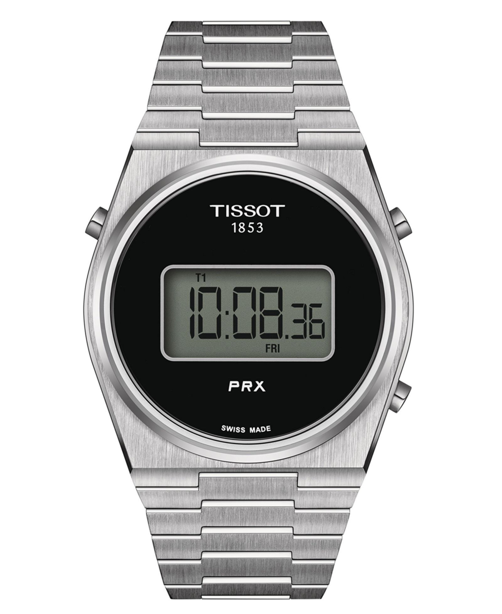 Мужские цифровые часы Tissot PRX Stainless Steel Bracelet, 40mm