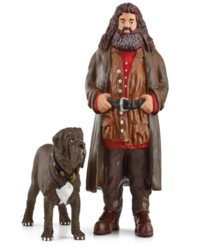 Schleich Wizarding World Harry Potter Hagrid Fang 2-Piece Figurine Set, Ages 6+