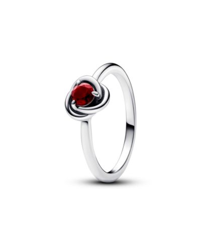 Кольцо Pandora Sterling Silver Birthday Stone Circle