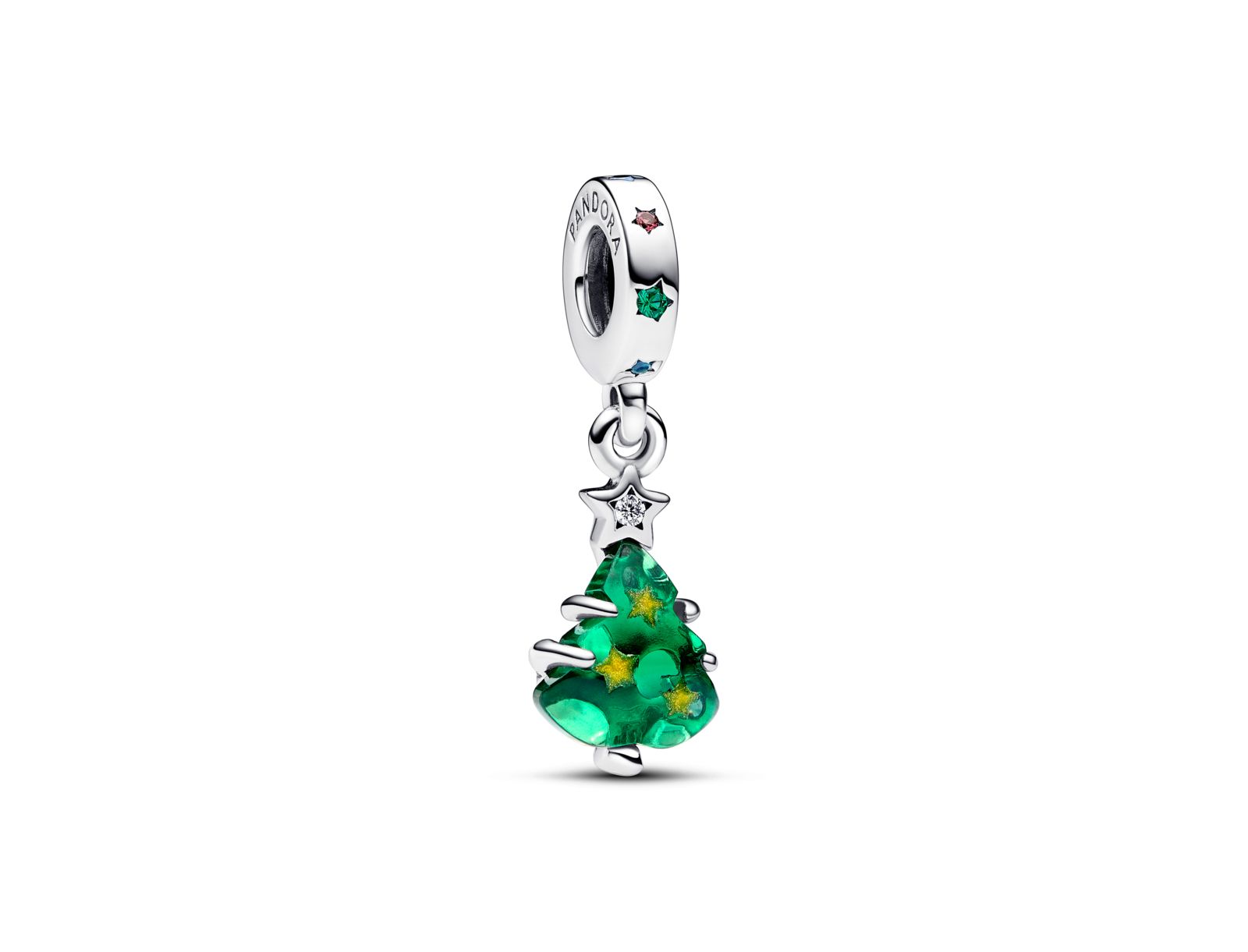 Pandora Cubic Zirconia шарм-подвеска в виде рождественской елки