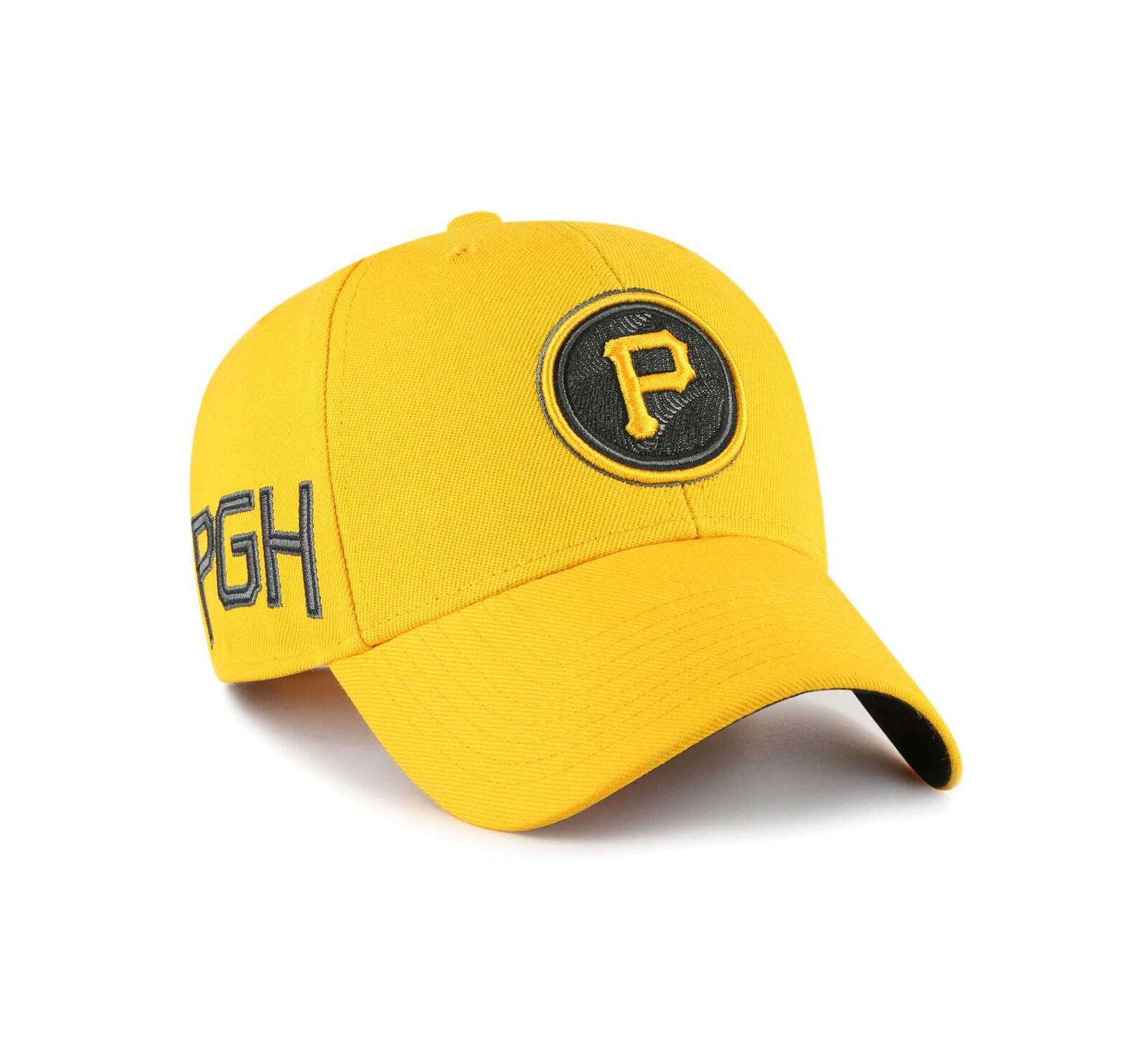 Мужская регулируемая кепка '47 Brand Gold Pittsburgh Pirates 2023 City Connect MVP