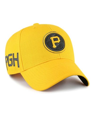 Мужская регулируемая кепка '47 Brand Gold Pittsburgh Pirates 2023 City Connect MVP