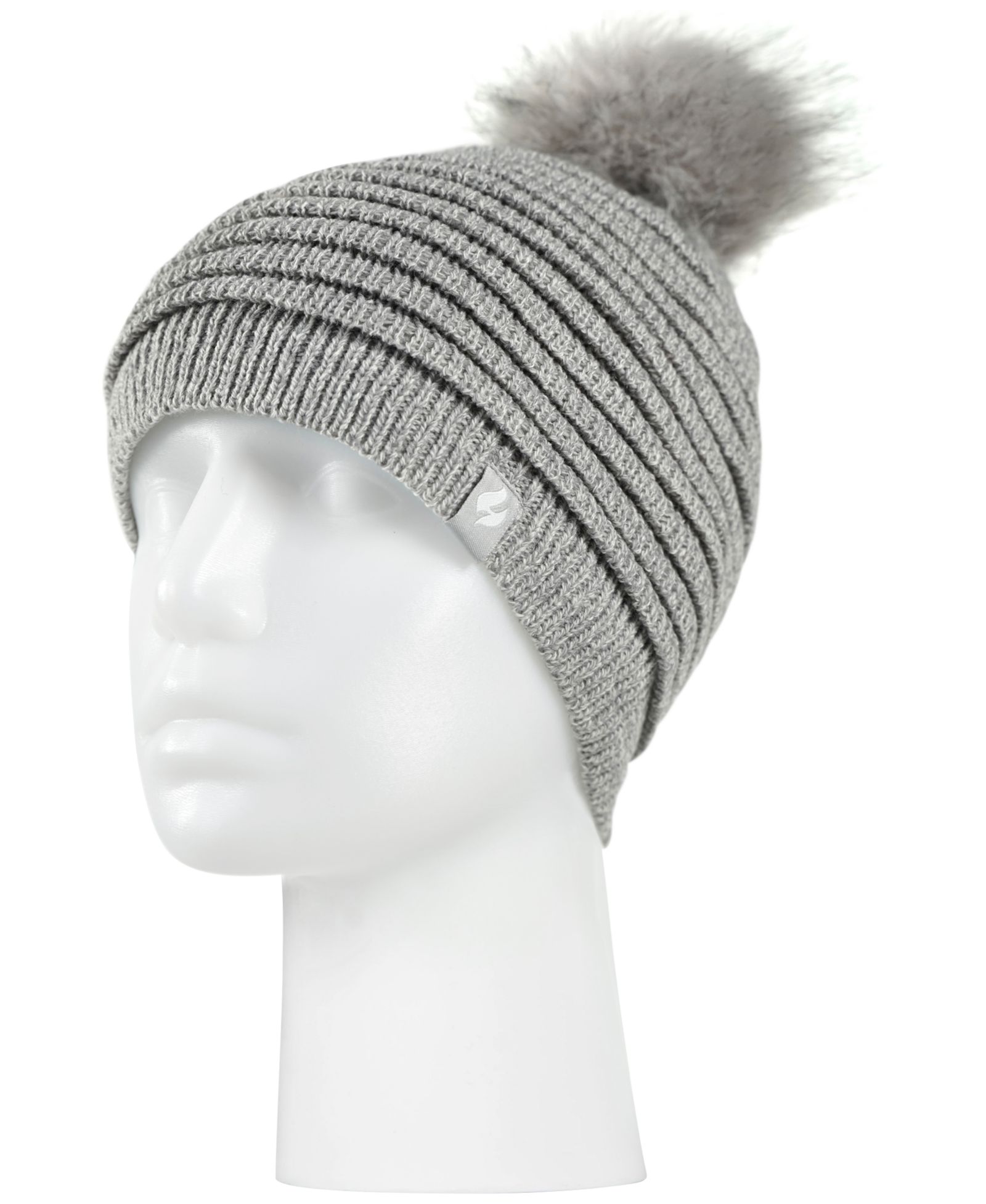 Heat Holders Women's Cannes Ribbed Pom-Pom Hat