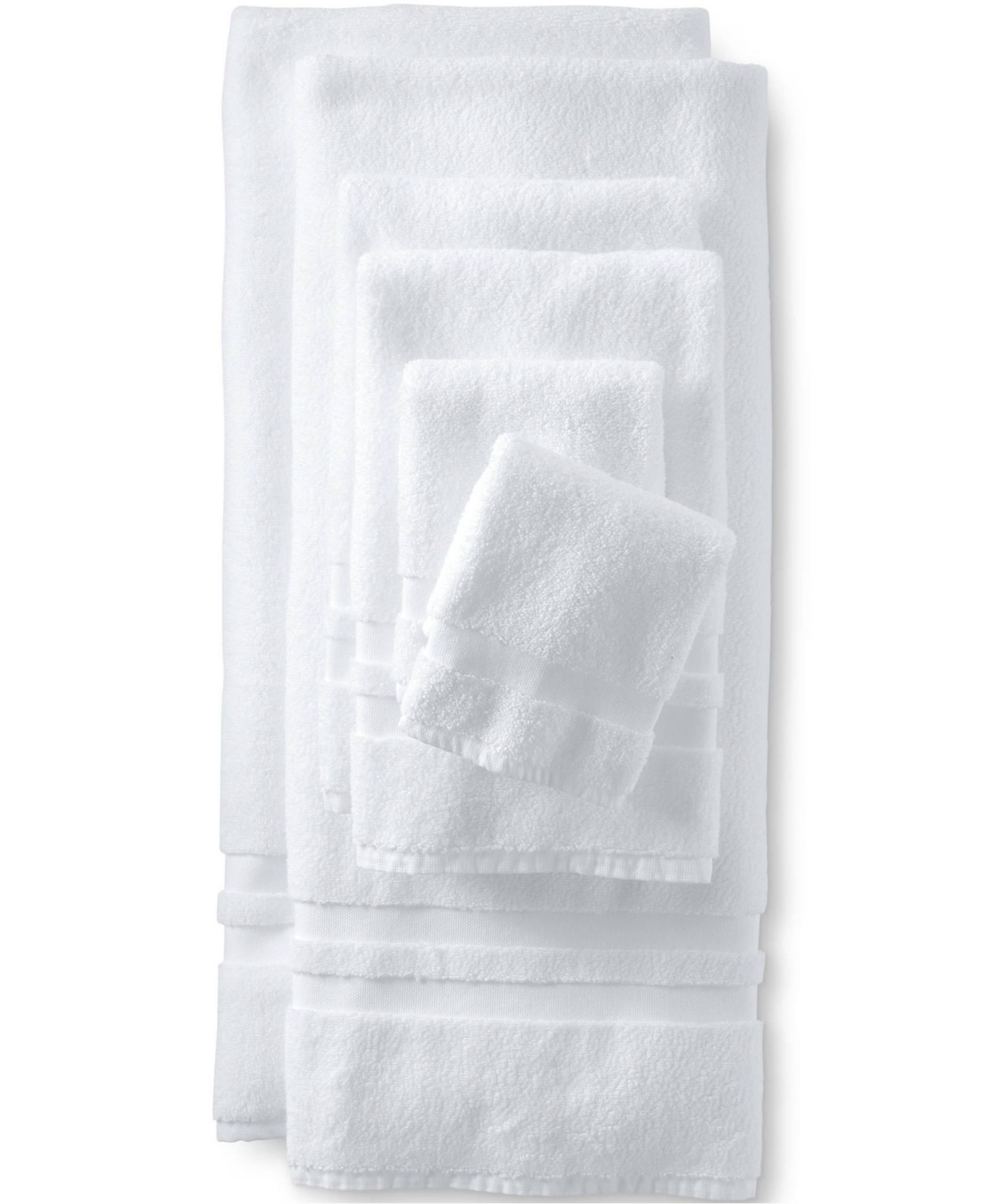 Набор банных полотенец Lands' End Essential Cotton, 6 шт., 19.00 x 11.50 x 6.00