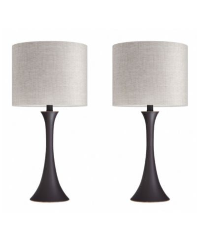 Lumisource Lenuxe 24.25" Metal Table Lamp - Set of 2