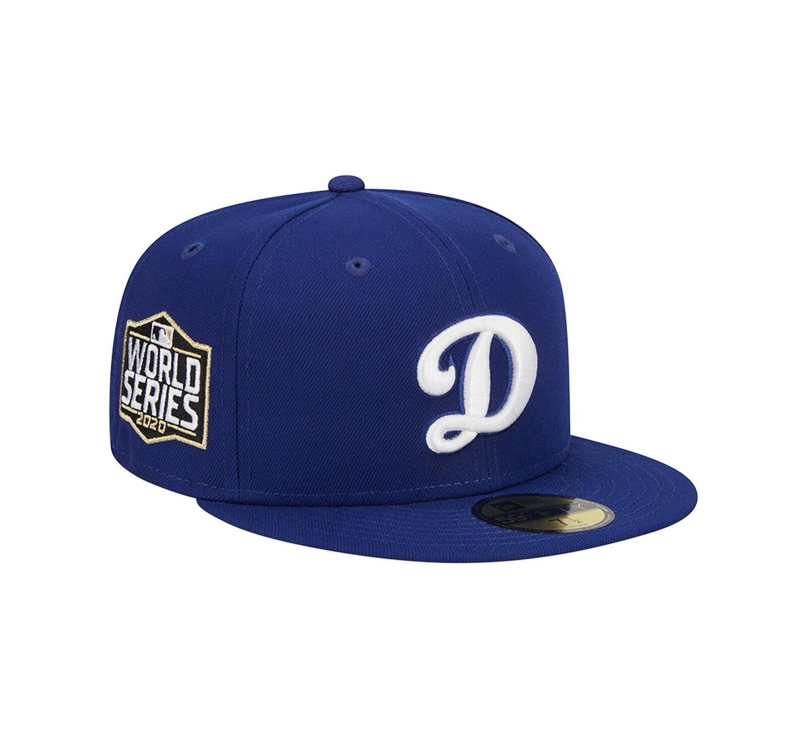 Men's New Era Royal Los Angeles Dodgers Alternate Logo 2020 World Series Team Color 59FIFTY Fitted Hat