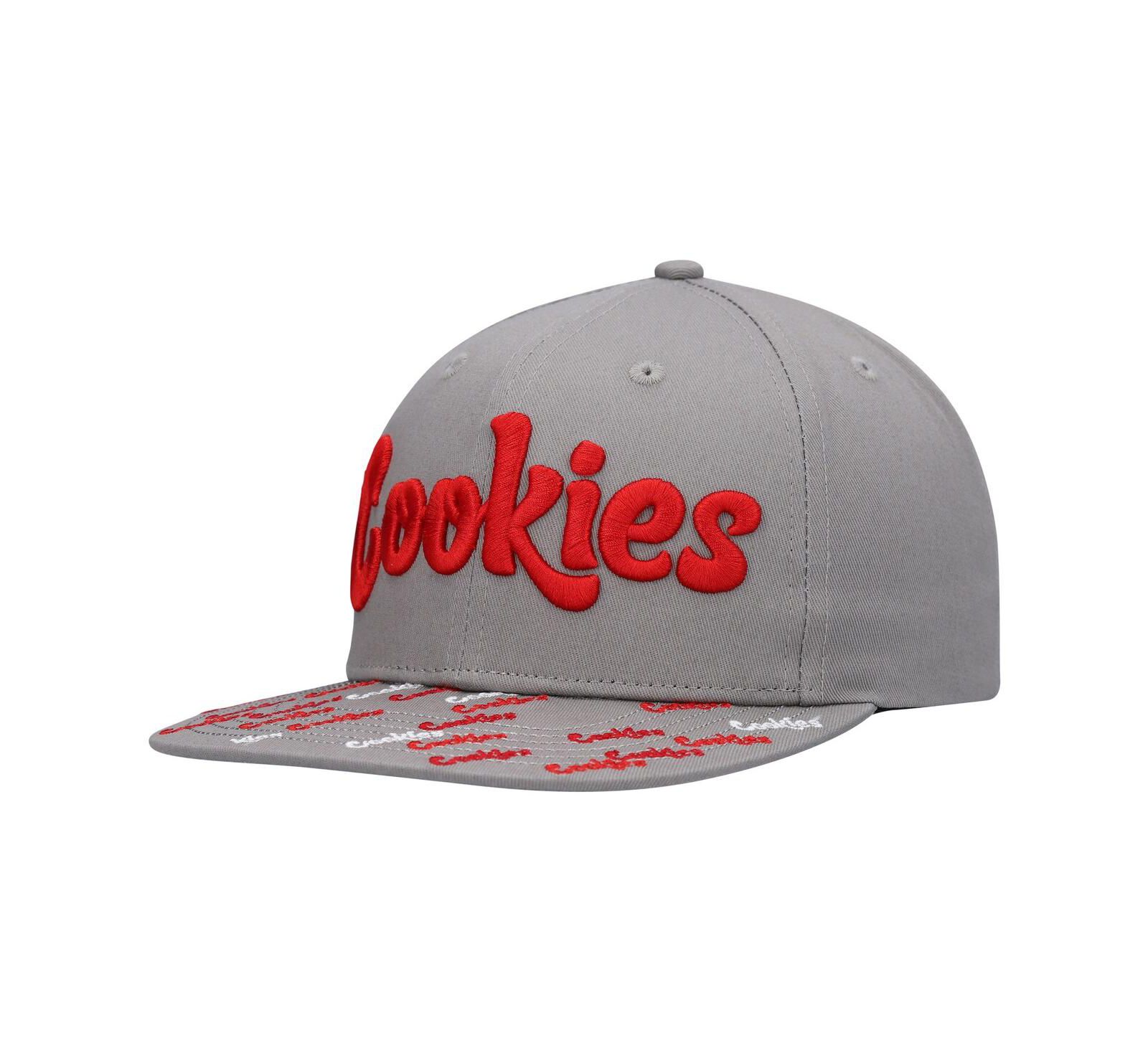 Мужская кепка Cookies Gray Triple Beam Snapback