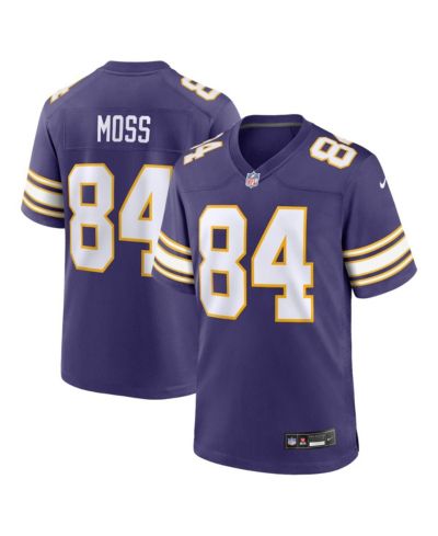 Мужская игровая джерси Nike Minnesota Vikings Randy Moss, фиолетовая