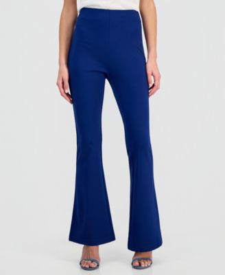 I.N.C. International Concepts Women's High-Rise Ponte Flare-Leg Pants, Created for Macy's