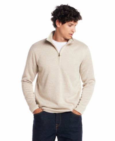 Мужской флисовый свитер с четвертьзастежкой и начесом Sherpa Weatherproof Vintage