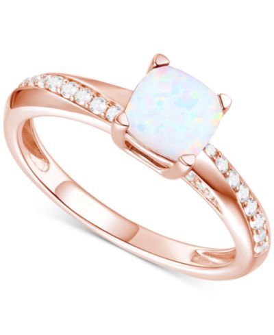 Amethyst (3/4 ct. t.w.) & Lab-Grown White Sapphire (1/6 ct. t.w.) in 14k Gold-Plated Sterling Silver (Also Available in Additional Gemstones)