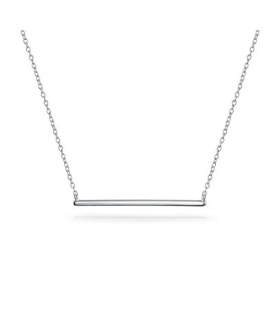 Bling Jewelry ожерелье с подвеской-пластиной, серебро