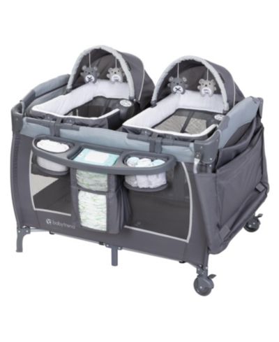 Baby Trend Baby Lil Snooze Deluxe III для двойни - Cozy Grey