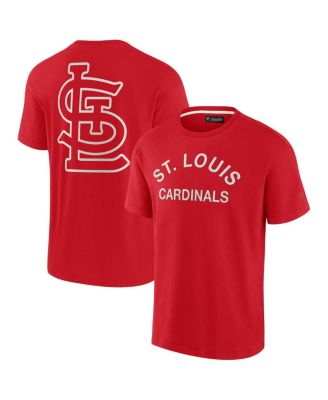 Fanatics Signature Мужская и Женская супермягкая футболка St. Louis Cardinals с коротким рукавом, красная