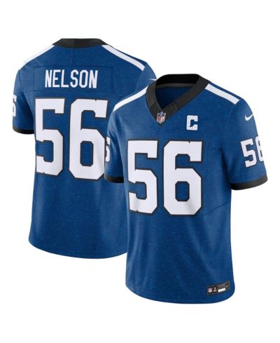 Мужская джерси Nike Quenton Nelson Royal Indianapolis Colts Indiana Nights Alternate Vapor F.U.S.E. Limited