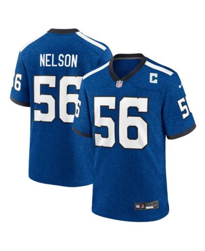 Джерси Nike Men's Quenton Nelson Royal Indianapolis Colts Indiana Nights