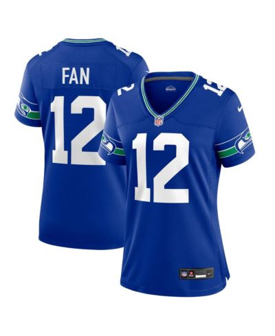 Женская джерси Nike 12th Fan Seattle Seahawks Throwback Player Game