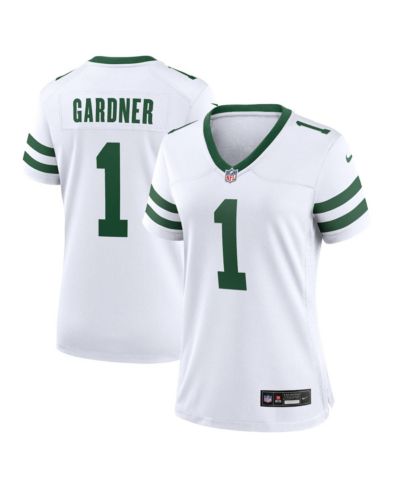 Женская джерси Nike Ahmad Sauce Gardner White New York Jets Legacy Player Game Jersey