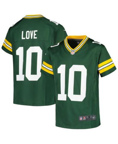 Детская джерси Nike Jordan Love Green Green Bay Packers