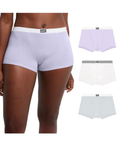 Женские трусики Hanes 3-Pk. Originals Ultimate Boxer Brief 45VOBB