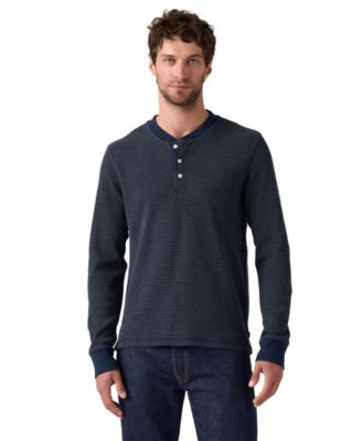 Мужская хлопковая рубашка Levi's Long-Sleeve Thermal Henley