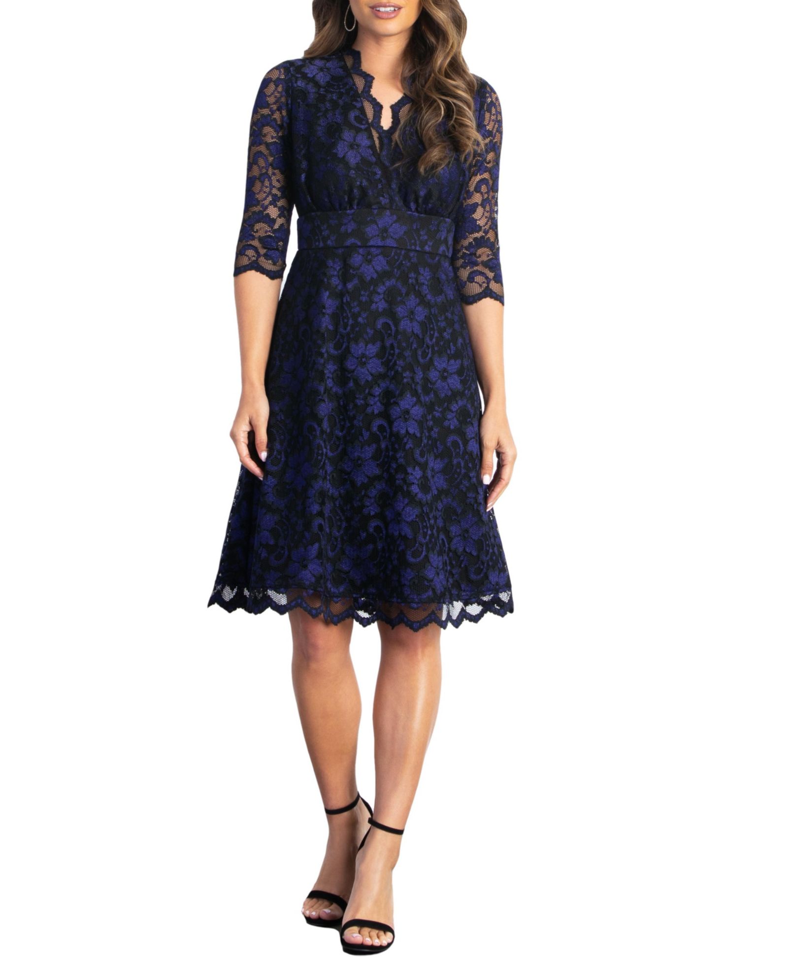Коктейльное платье Kiyonna Women's Mon Cherie Floral Lace
