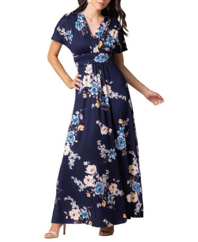 Navy floral print