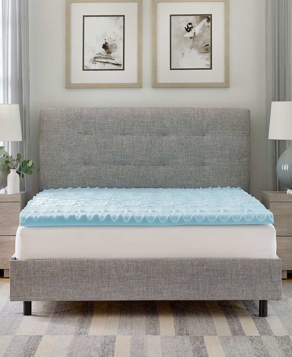 Наматрасник ProSleep 2" Gel-Infused Zoned Convoluted Memory Foam, Full