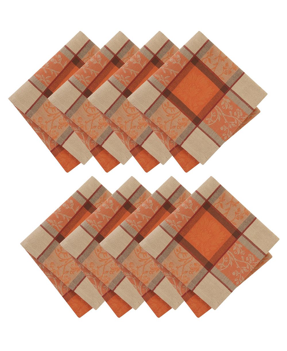 Elrene Набор салфеток Autumnal Harvest Jacquard, 8 шт., 17" x 17"