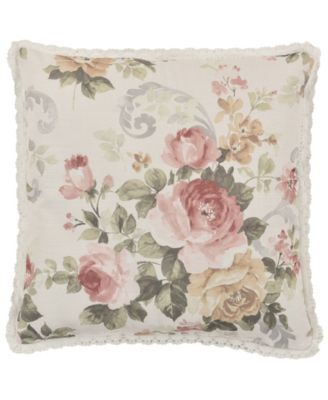 Royal Court Chablis Square Decorative Pillow, 16" x 16"