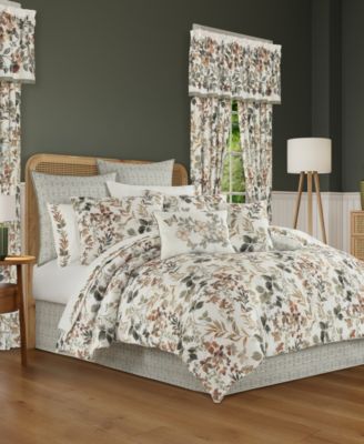 Royal Court Evergreen 4 Piece Comforter Set, Full