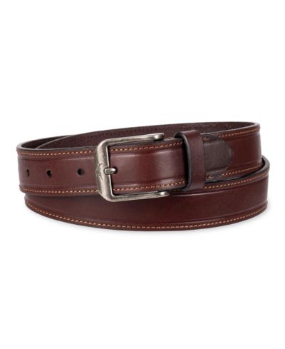 32MM Tommy Bahama Men's Casual Embossed Edge Leather Belt