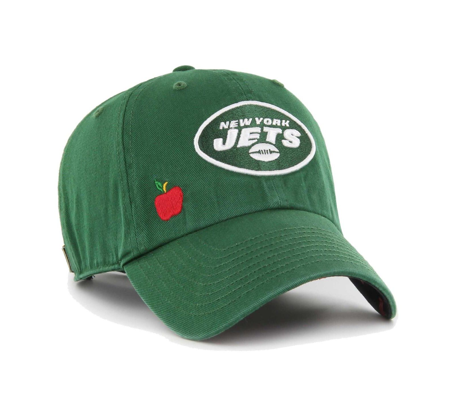 '47 Brand Женская кепка New York Jets Confetti Icon Clean Up, зеленая, регулируемая